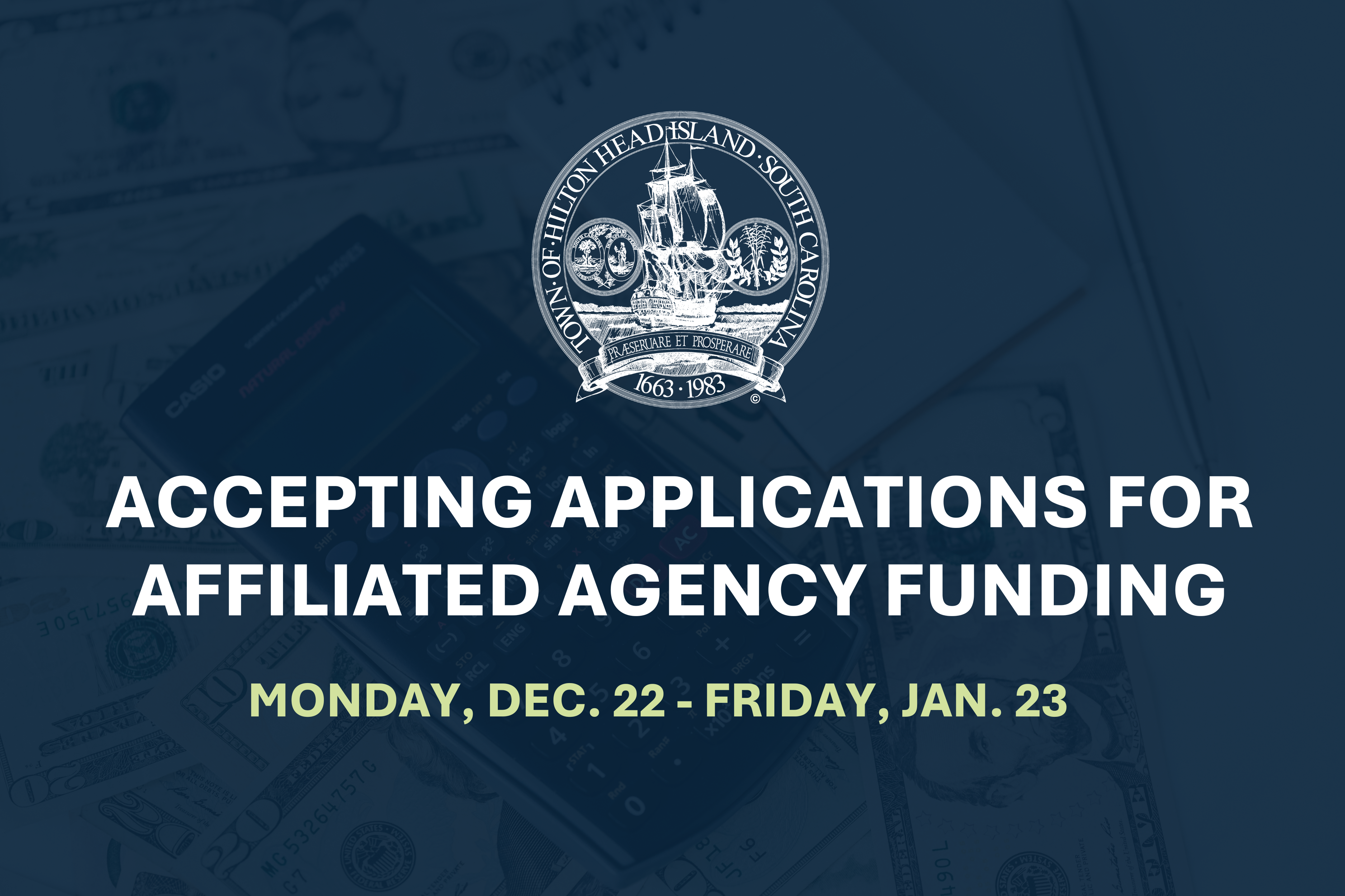 Accepting Applications for Affiliated Agency Fudning